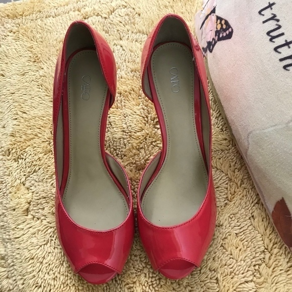 *4/$20* Cato Pink Patent Leather Shoes.NWOT - Picture 2 of 6